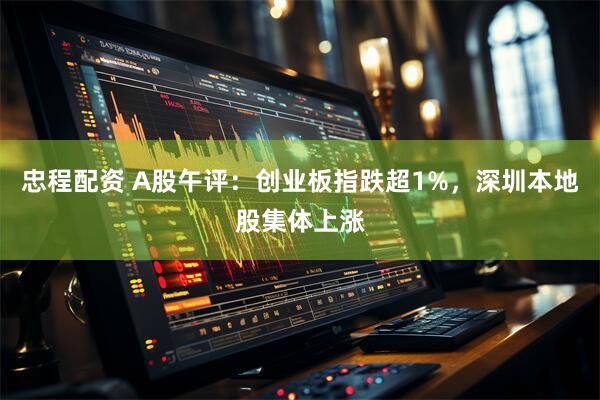 忠程配资 A股午评：创业板指跌超1%，深圳本地股集体上涨